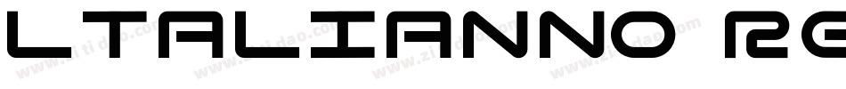 ltalianno regular字体转换
